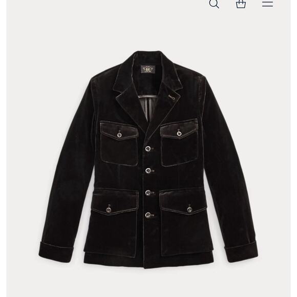 RRL Jackets & Blazers - RRL Ralph Lauren Women's Cotton Velvet Jacket Size US 2 NWT!